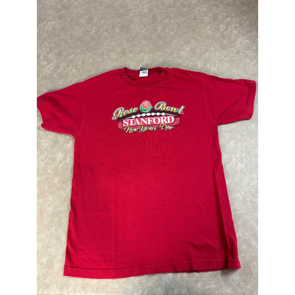 Rose Bowl Game Mens Stanford New Year's Day Short Sleeve Red T-Shirt Medium